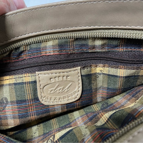 DEREK ALEXANDER DAL Tan Leather Crossbody Bag - Picture 10 of 10